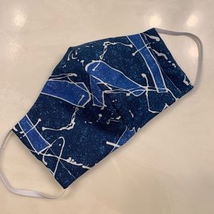 80s print washable face mask